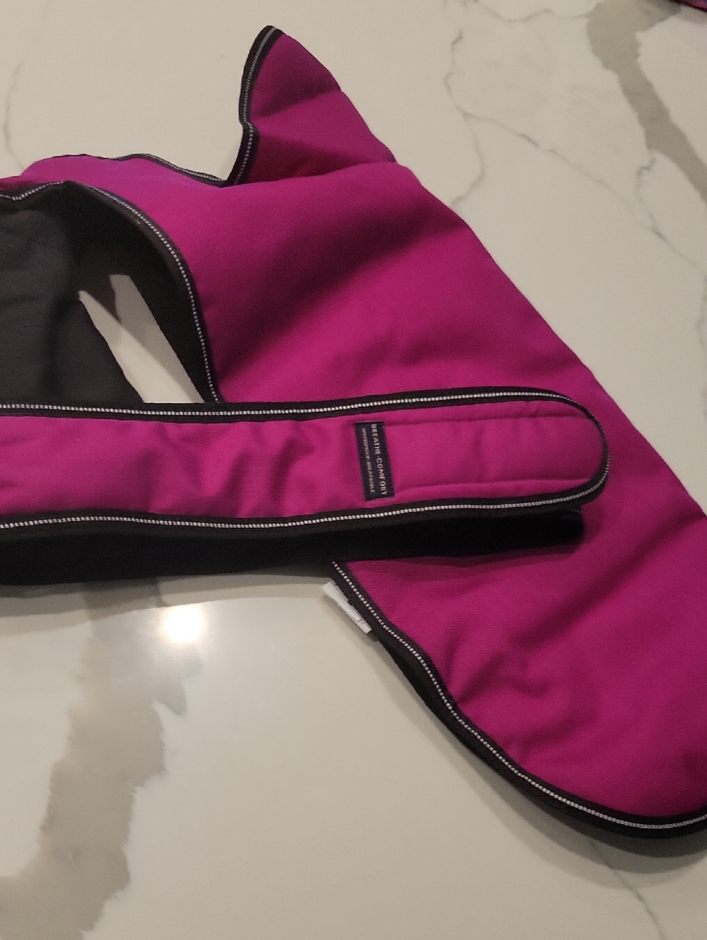 Fuchsia Pink Padded Shoulder Strap Cover Harness For Large Dog